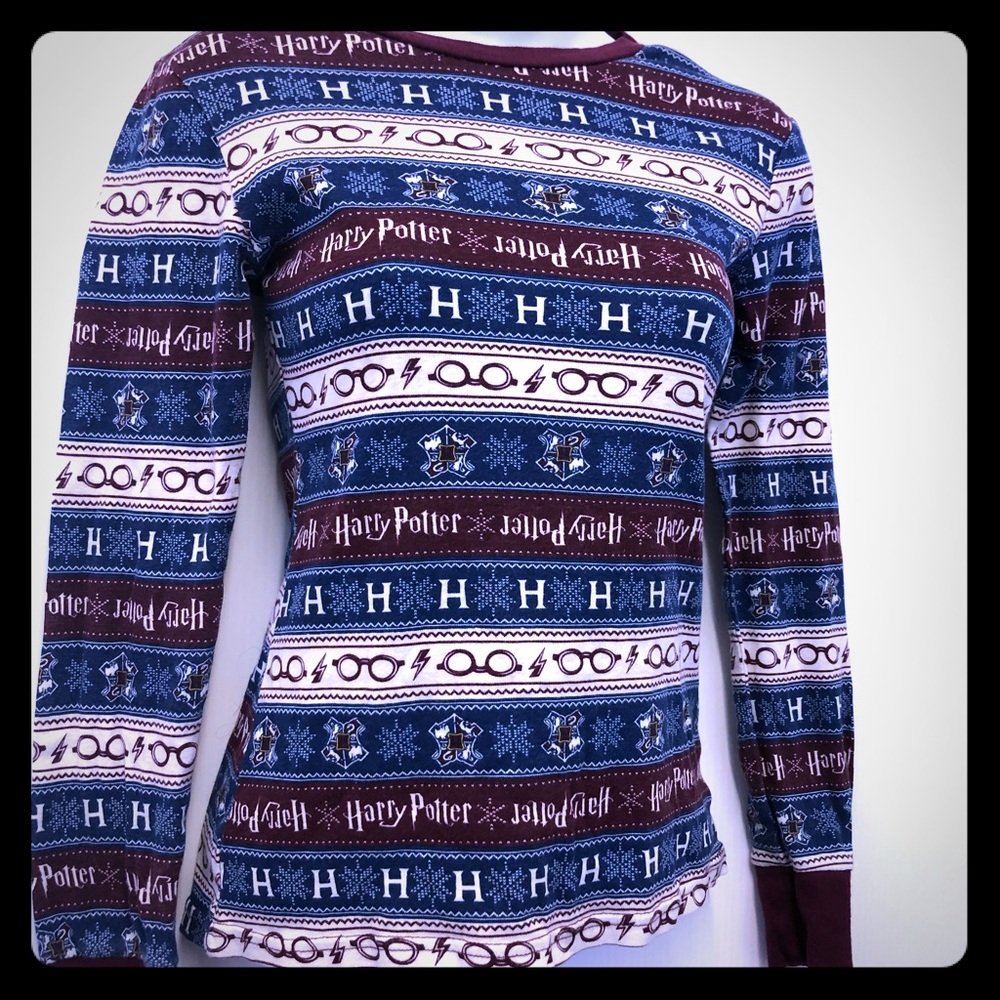 Harry Potter Pajama Top 100% Cotton XS